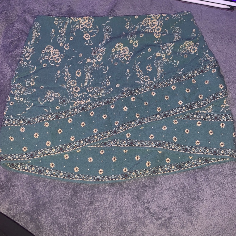 Floral free people skirt